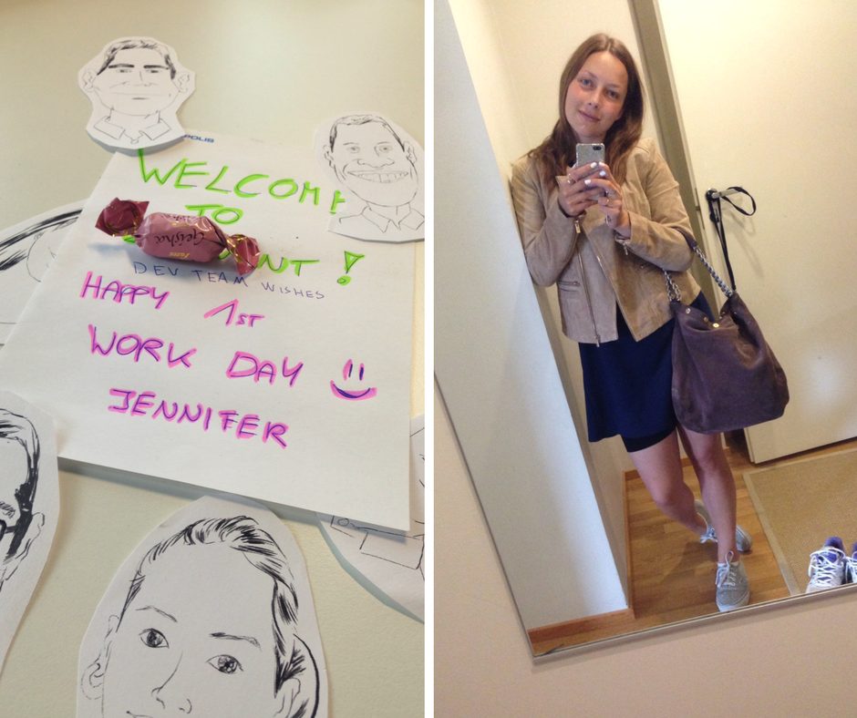 ett år på jobbet