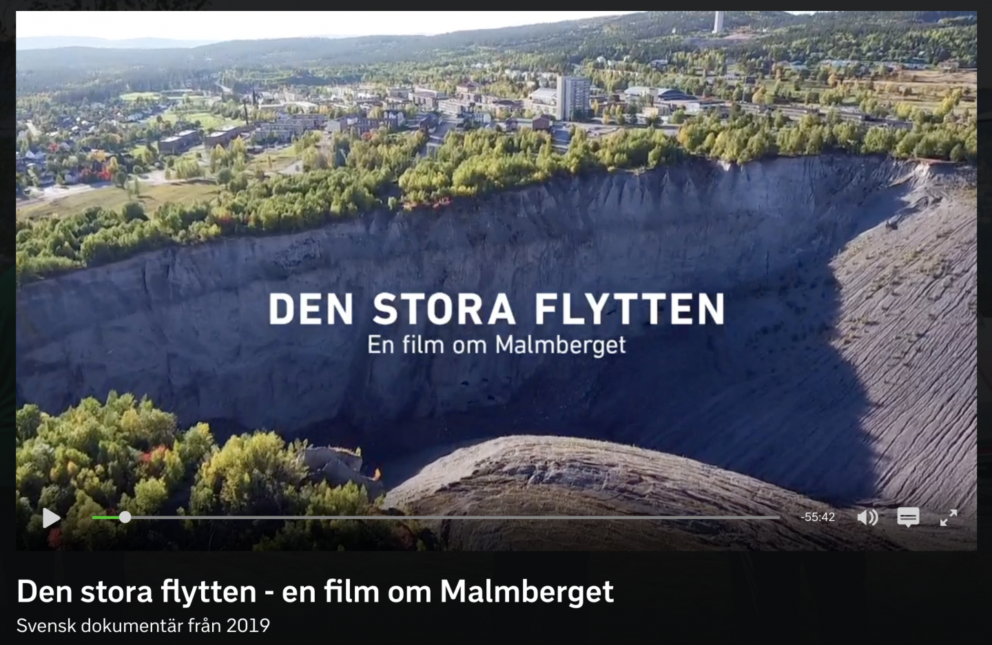 En film om Malmberget SVT